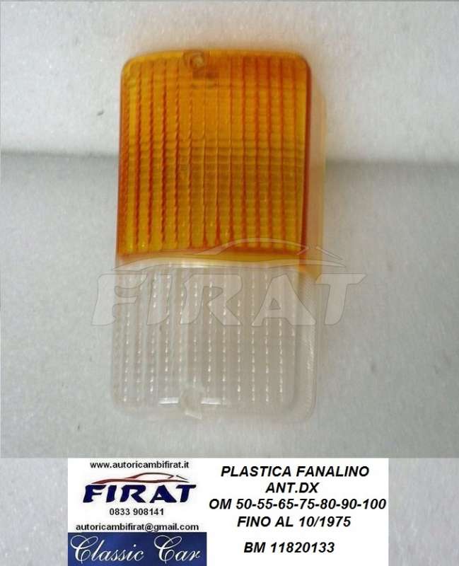 PLASTICA FANALINO OM 50 55 65 75 80 90 100 ->1975 ANT.DX